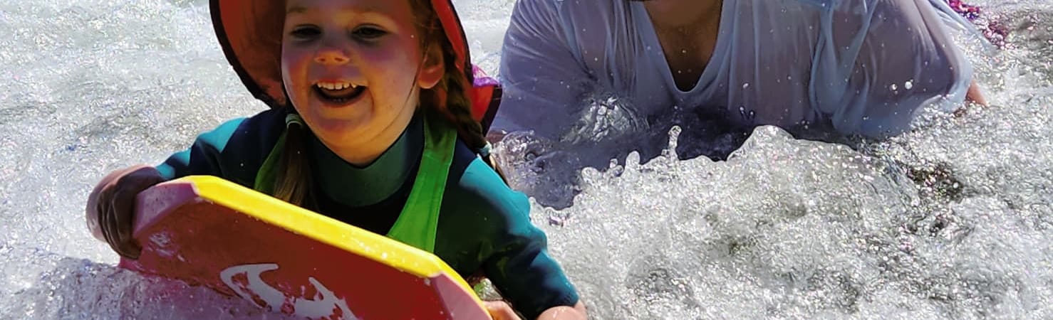 Helping kids feel confident, familiar and safe around water.